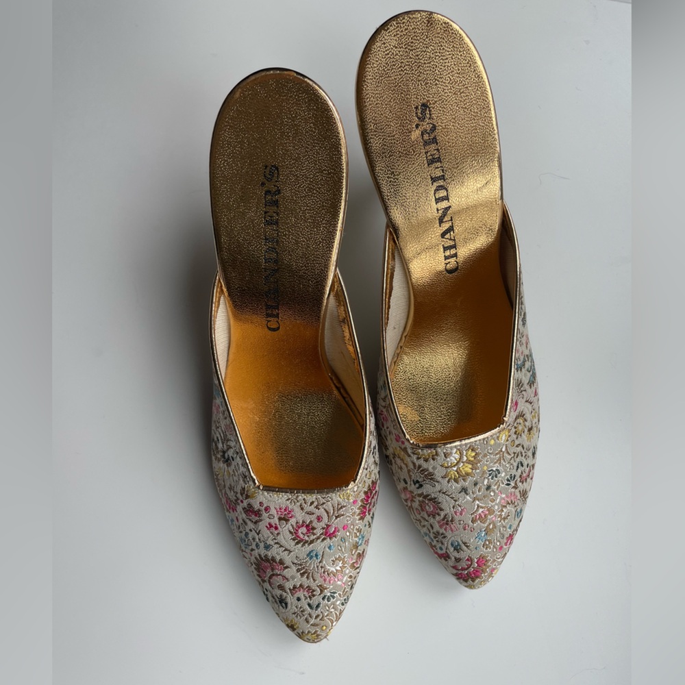 Vintage Floral Heels